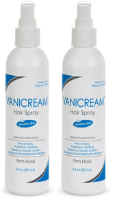Vanicream Firm Hold Hairspray, Fragrance and Gluten Free, For Sensitive Skin, 8 Ounce, Packaging May Vary (Pack of 2)