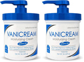 Vanicream Moisturizing Skin Cream with Pump Dispenser - 16 fl oz (1 lb) - Moisturizer Formulated Without Common Irritants for Those with Sensitive Skin (Pack of 2)