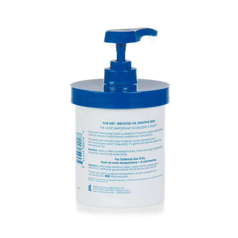 Vanicream Moisturizing Skin Cream with Pump Dispenser - 16 fl oz (1 lb) - Moisturizer Formulated Without Common Irritants for Those with Sensitive Skin (Pack of 12)