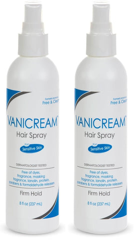 Vanicream Firm Hold Hairspray, Fragrance and Gluten Free, For Sensitive Skin, 8 Ounce, Packaging May Vary (Pack of 2)