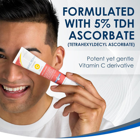 Vanicream Vitamin C Serum, 1.2 Fl Oz, Formulated without Common Irritants for Sensitive Skin, Milky and Lightweight Brightening Serum, Hydrates & Boosts Glow, Dermatologist-Tested (Pack of 12)